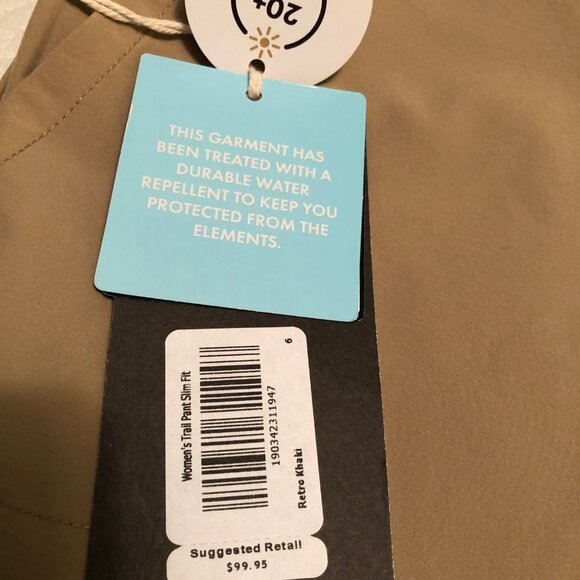 Mountain Khakis Trail Pants Women's 6 Stretch Cargo Classic Slim Fit Tan - Picture 4 of 9